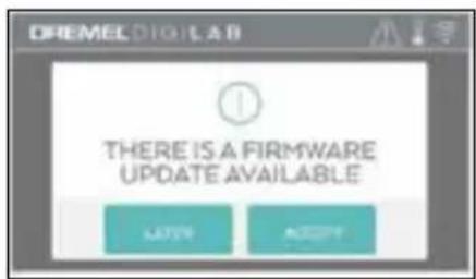 OREMEEL DIGIL LAB THERE IS A FIRMWARE UPDATE AVAILABLE MAYA ACCESS