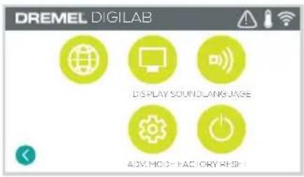 DREMEL DIGILAB DISPLAY SOUND LANGUAGE ADV. MOD - FACTORY RESH