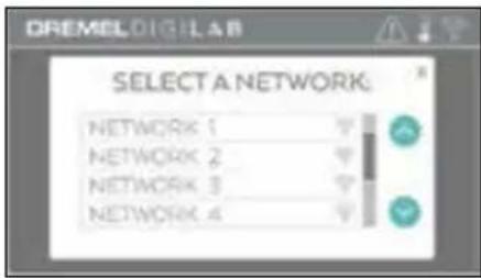 CREMELO DIGLAB SELECT A NETWORK: NETWORK 1 NETWORK 2 NETWORK 3 NETWORK 4