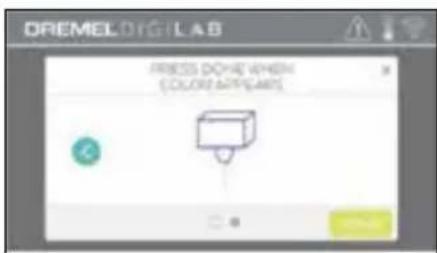 DREMEL DIGILAB PRESS DOHE WHEN COLOR APPLANTS