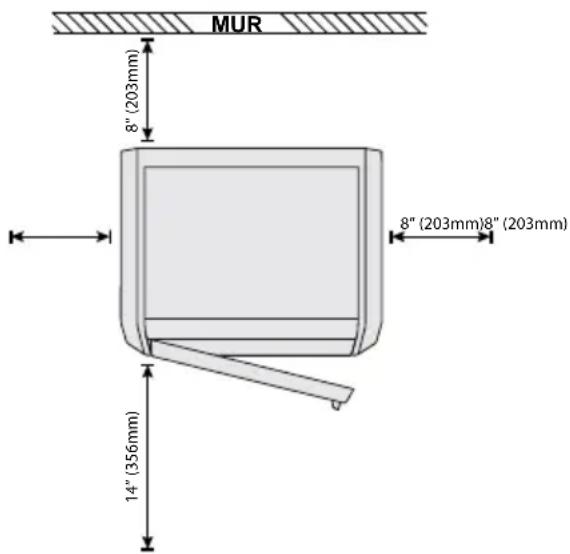 MUR 8" (203mm) 8" (203mm)8" (203mm) 14" (356mm)