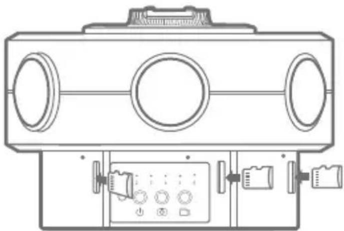 KanDao Obsidian Go - Insert Micro SD cards - 1