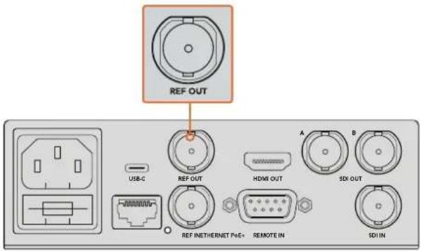 REF OUT USB-C REF OUT HDMI OUT A B SDI OUT REF INETHERNET PoE+ REMOTE IN SDI IN