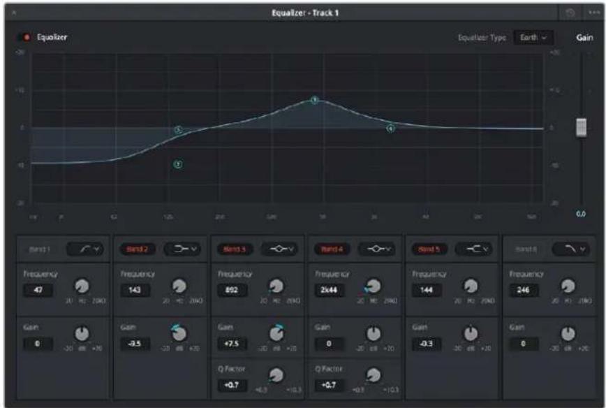 Blackmagic Design HyperDeck Studio Mini - EQをトラックに追加する: - 2