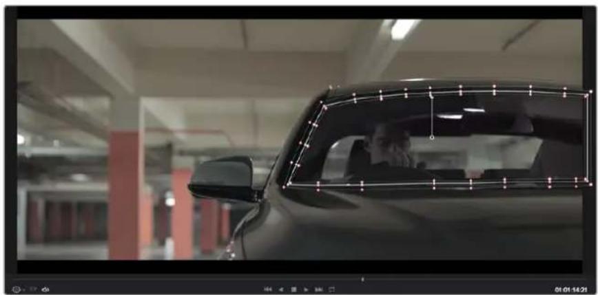 Blackmagic Design HyperDeck Studio Mini - To add a power window to your clip: - 1