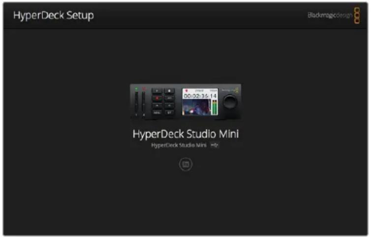 HyperDeck Setup Blackmagicdesign HyperDeck Studio Mini HyperDeck Studio Mini