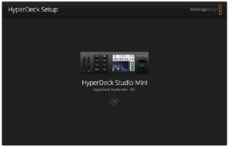HyperDeck Setup Blackmagocdestug HyperDeck Studio Mini HyperDeck Studio Mini
