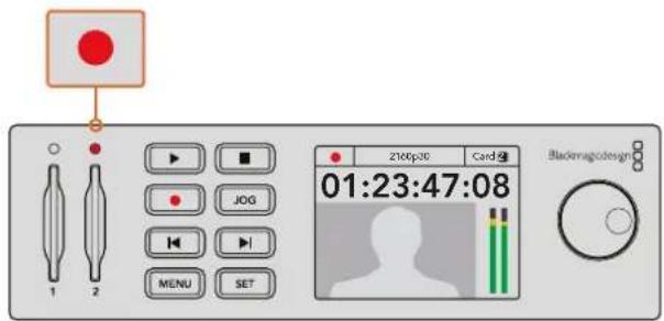 Blackmagic Design HyperDeck Studio Mini - Statusanzeigen - 1