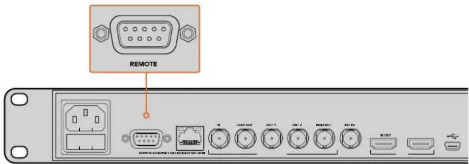 Blackmagic Design HyperDeck Studio Mini - Verwendung einer externen RS-422-Steuerung - 2