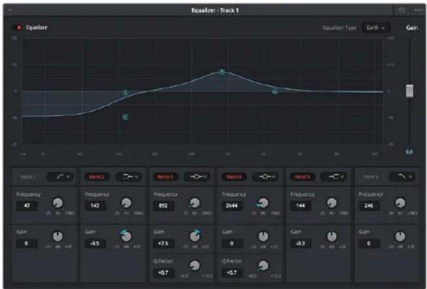 Blackmagic Design HyperDeck Studio Mini - To add EQ to a track: - 2