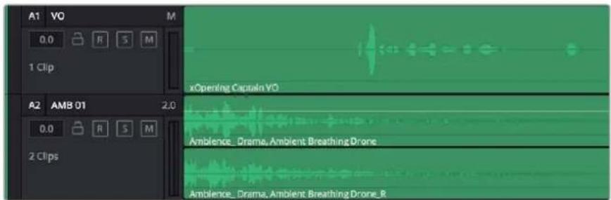 A1 V0 M 0.0 R S M 1 Clip A2 AMB 01 2.0 0.0 R S M 2 Clips xOpening Captain V0 Ambience_Drama, Ambient Breathing Drone Ambience_Drama, Ambient Breathing Drone_R