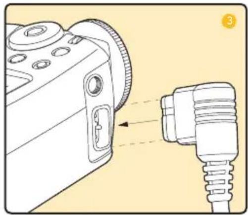 Bolt PP-500 - To disconnect your Cyclone DR from your flash unit: - 1