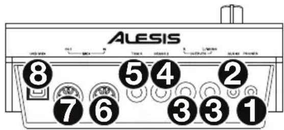 ALESIS 8 5 4 2 7 6 3 3 1