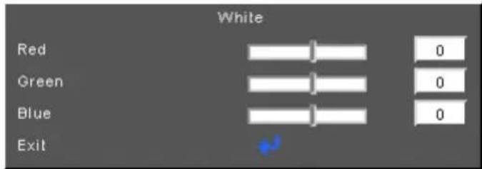 White Red 0 Green 0 Blue 0 Exit