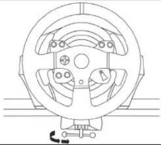 THRUSTMASTER T300 Ferrari Integral Racing Wheel - Attaching the racing wheel to a table or a desktop - 5