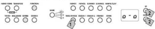 HANDI ON/O TRANSPORT FUNCTION TOM/ON RELUANCE REVSOR SAND HAND1 HAND2 E/WAND1 E/WAND2 WAFR/CAY WED/RYAM ORAN 1 ORAN 2 STRAW ORN 0 - 0 UP 2 2