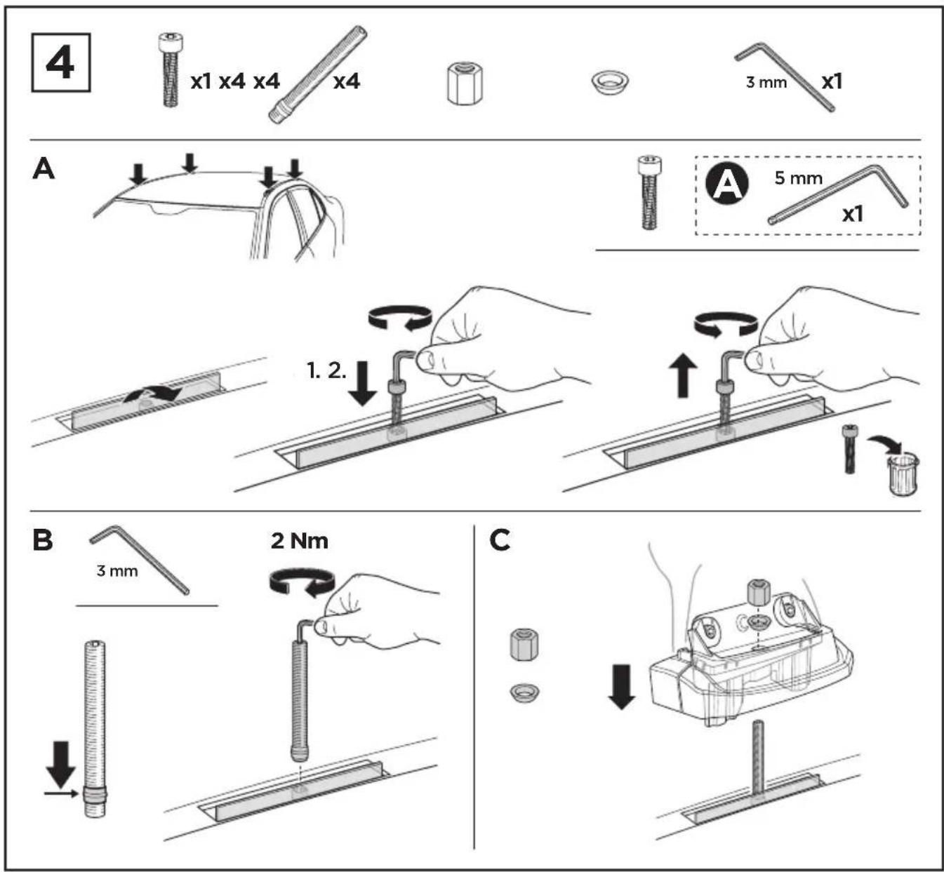THULE XT Kit 3089 - > Instructions - 48