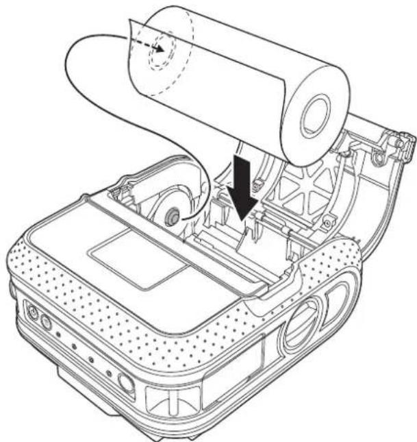 BROTHER RJ-4040 - Isættelse af RD-rullen - 3