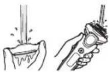 PANASONIC ES-LT67 - Dry the outer foil section, the shaver, and the trimmer [A⑪] completely. - 1