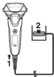 PANASONIC ES-LT67 - Ricarica del rasoio - 1