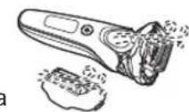 PANASONIC ES-LT67 - Asciugare bene la sezione lamina esterna, il rasoio e il tagliabasette [A⑪]. - 1