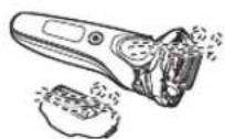 PANASONIC ES-LT67 - Dry the outer foil section, the shaver, and the trimmer [A⑪] completely. - 2