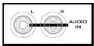 L R AUDIO IN