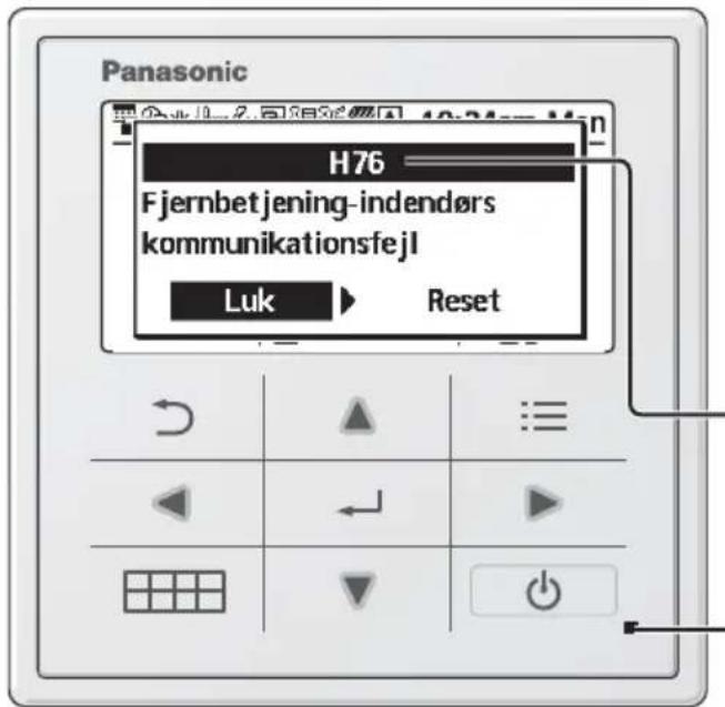PANASONIC WH-ADC0309J3E5ANC - Afbryd strømforsyningen - 1