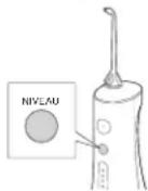 PANASONIC EW1513 - Appuyez sur Bouton de sélection de mode et sélectionnez le niveau de pression de l'eau. - 1