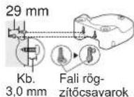 PANASONIC EW1513 - Falra történő felszerelés - 1
