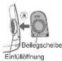 PANASONIC EW1513 - Füllen Sie den Wassertank mit Wasser. - 3