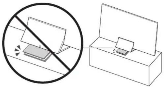 SAMSUNG QE55Q700TATXXU - Precaução de segurança: Fixação do televisor à parede de modo a evitar quedas - 3