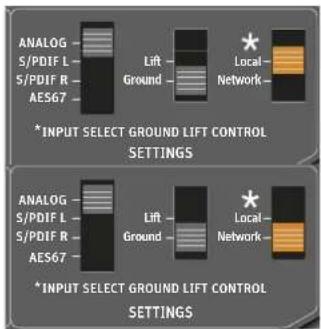 *INPUT SELECT GROUND LIFT CONTROL SETTINGS *INPUT SELECT GROUND LIFT CONTROL SETTINGS