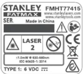 STANLEY FatMax FMHT1-77442 - Предупредительные наклейки - 4
