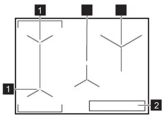 AEG IAE84845FB - Cooking surface layout - 1