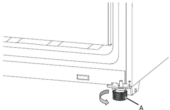 WHIRLPOOL WQ9 B1L - Ledusskapja līmeņošana - 1