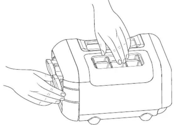 WHIRLPOOL WQ9 B1L - Otvorenie a zatvorenie dverí - 3