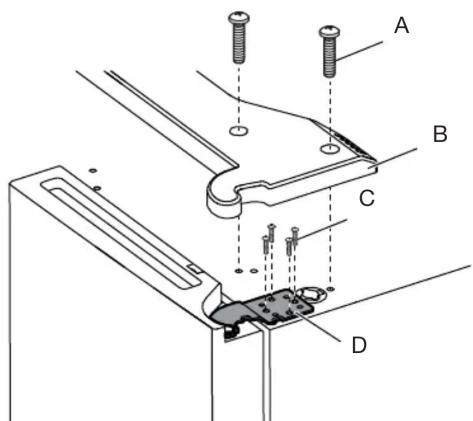 WHIRLPOOL WQ9 B1L - Rechterdeur verwijderen - 1