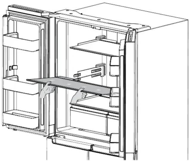 WHIRLPOOL WQ9 B1L - Регулировка высоты полки - 2