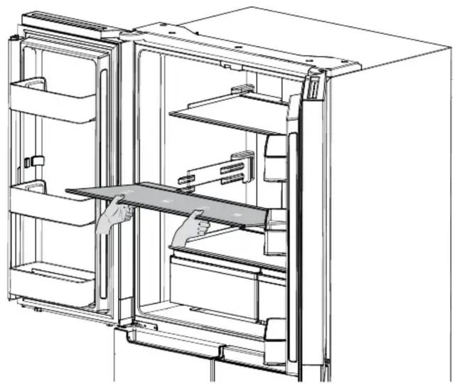 WHIRLPOOL WQ9 B1L - Regolazione altezza ripiano - 2