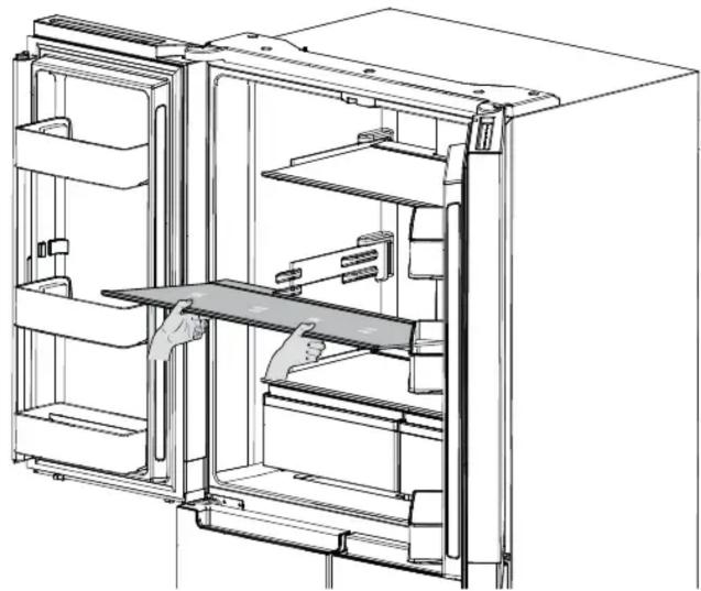 WHIRLPOOL WQ9 B1L - Nastavitev višine polic - 2