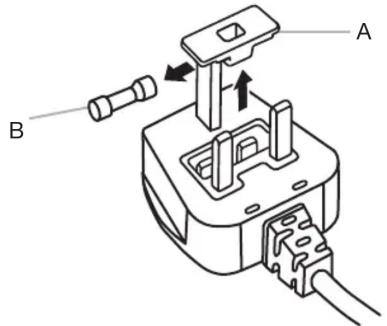 WHIRLPOOL WQ9 B1L - De zekering vervangen - 1
