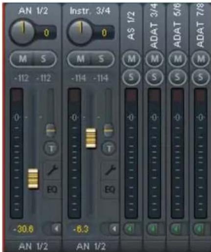 AN 1/2 Instr. 3/4 M S -112 -112 -114 -114 0 T EQ -30.6 -8.3 AN 1/2 AN 1/2 AS 1/2 ADAT 3/4 ADAT 5/6 ADAT 7/8
