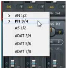 > AN 1/2 > PH 3/4 AS 1/2 ADAT 3/4 ADAT 5/6 ADAT 7/8