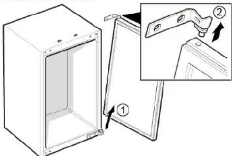 BOSCH KIL24NSF3 - Demontaż zawiasu drzwiczek - 2