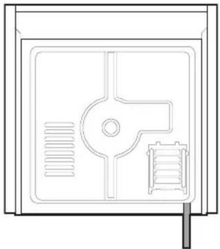 SMEG SF6100TVS1 - Placering af forsyningskablet - 1