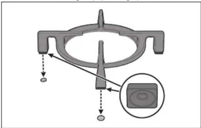 SMEG PM3743D - Korrekt placering af ristene - 1