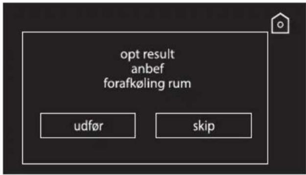opt result anbef forafkøling rum udfør skip