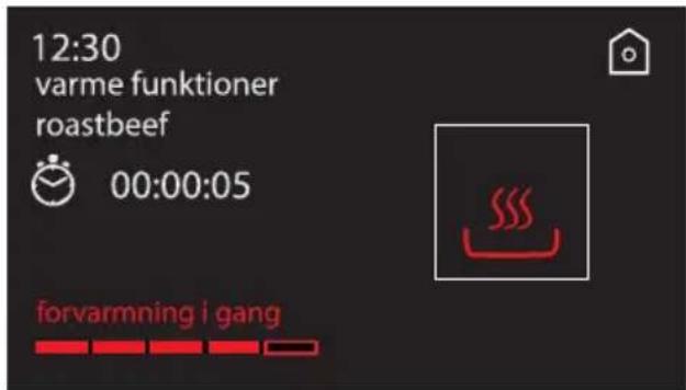 12:30 varme funktioner roastbeef 00:00:05 forvarmning i gang