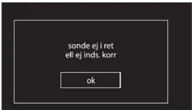 sonde ej i ret ell ej inds. korr ok